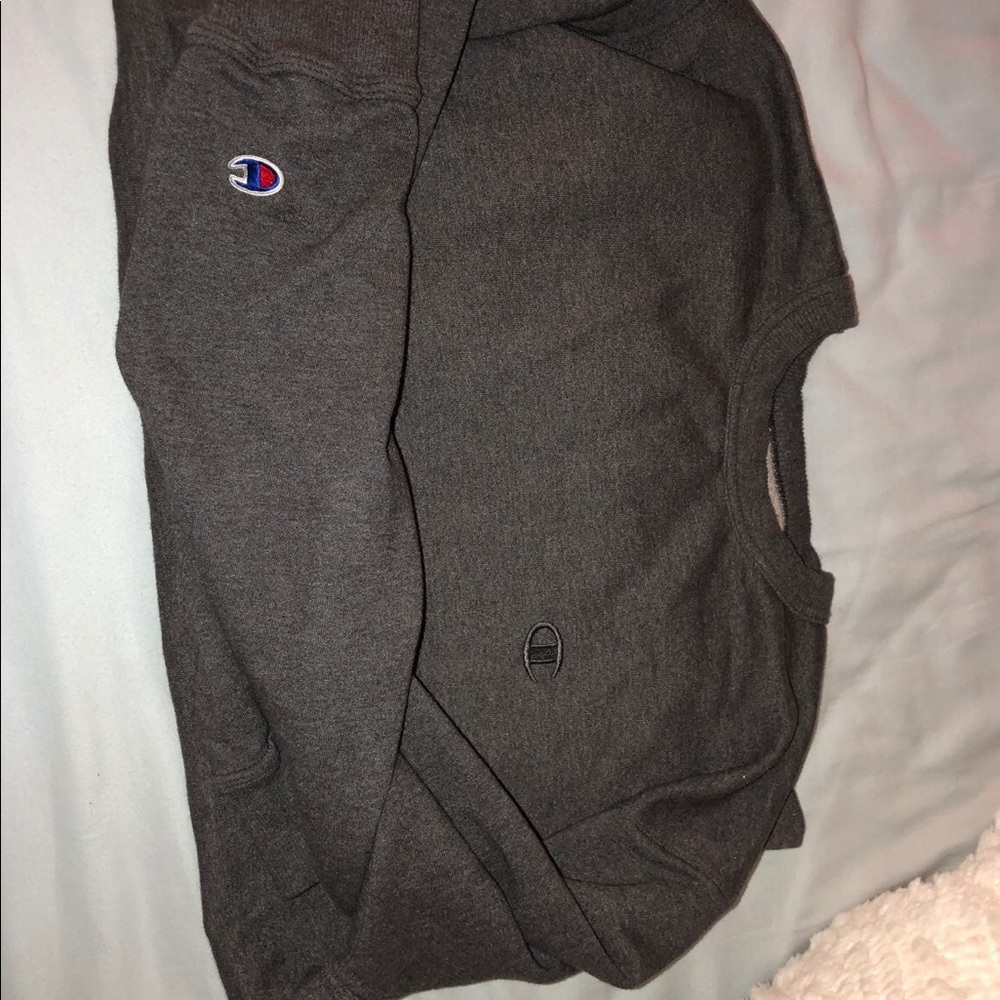 grey champion crew neck